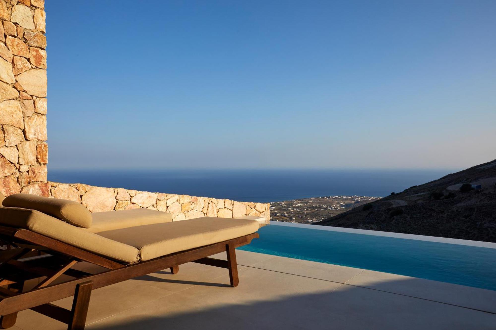 Santorini Sky, The Retreat Villa Pýrgos Exterior foto