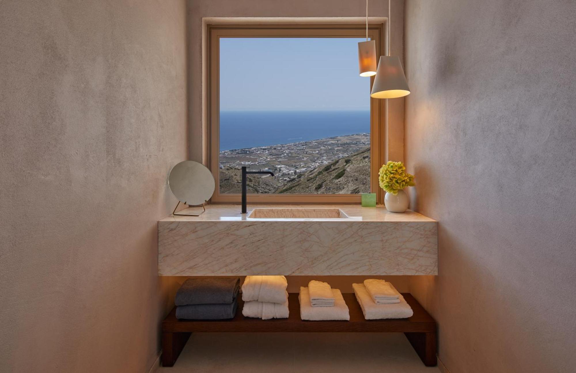 Santorini Sky, The Retreat Villa Pýrgos Exterior foto
